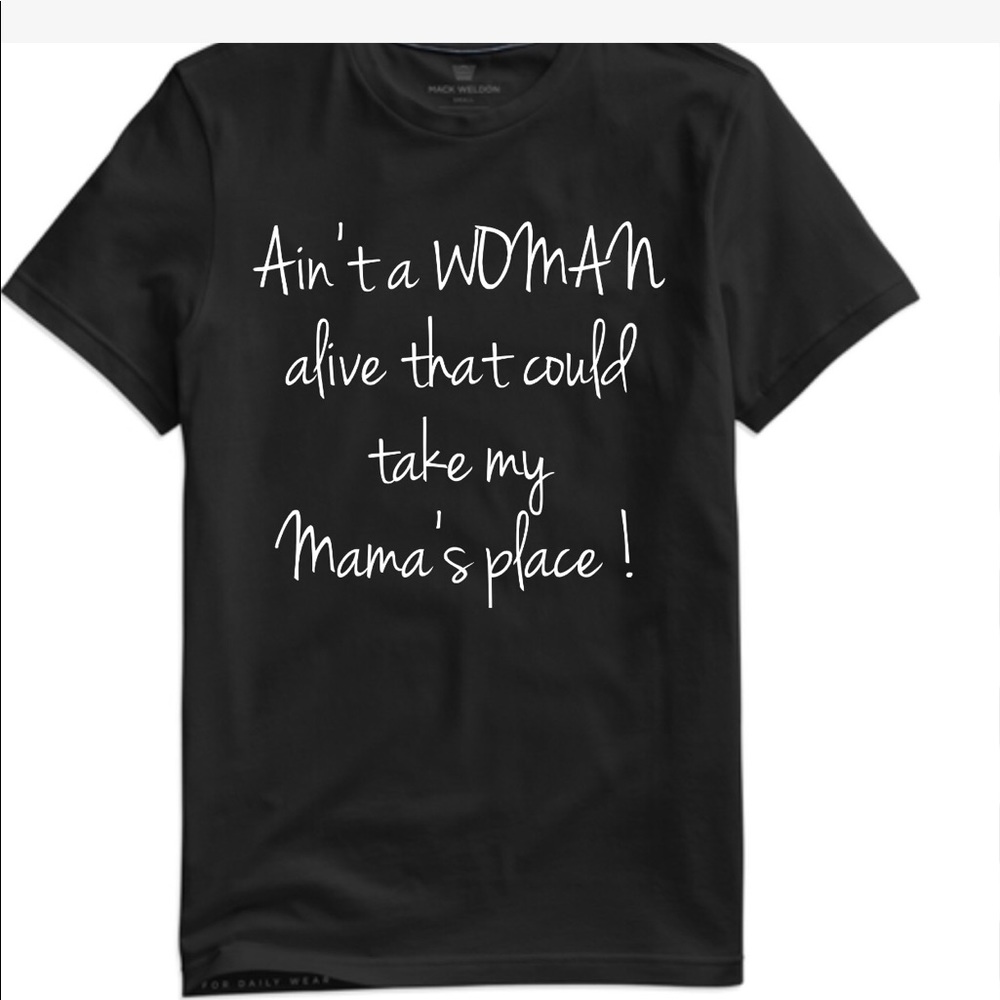 Boys black white mom T-shirt